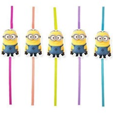 Parti Show Minions Artistik Pipet 10 Adet