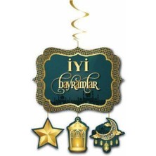 Parti Show Iyi Bayramlar Büyük Tavan Süs