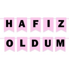 Parti Show Hafız Oldum Yazısı Pembe 130 cm