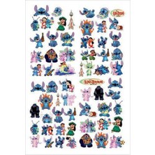 Parti Show Lilo ve Stitch Sticker Seti 33*48 cm