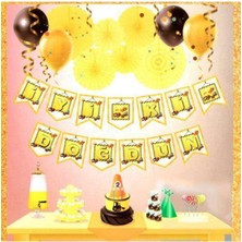 Parti Show Inşaat Temalı Iyi Ki Doğdun Yazısı (190 Cm)