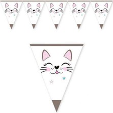 Parti Show Miss Cat Kedi Flama Bayrak 3.20 Metre