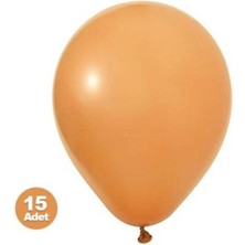 Parti Show Karamel Rengi Pastel Balon 15 Adet