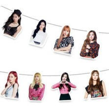 Parti Show Black Pink Dekoratif Banner - 140X18 cm