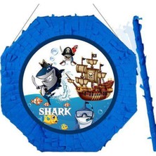 Parti Show Korsan Köpekbalığı Pinyata 42 cm + Sopası