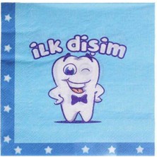 Parti Show Diş Buğdayı Ilk Dişim Mavi Peçete (20 Adet)