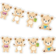 Parti Show Sevimli Ayıcık Little Bear Dekoratif Banner - 150X18 cm