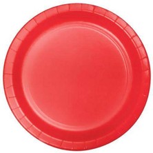 Parti Show Kırmızı Karton Tabak (8 Adet)