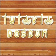 Parti Show Unicorn Gold Iyi Ki Doğdun Yazısı (2.5 Metre)