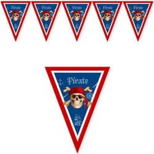 Parti Show Korsan Temalı Flama Bayrak 2 Metre