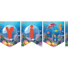 Parti Show Deniz Canlıları Iyi Ki Doğdun Yazısı 190 cm