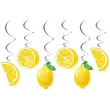 Parti Show Limon Temalı Tavan Süs 6 Adet