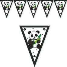 Parti Show Panda Flama Bayrak 2 Metre