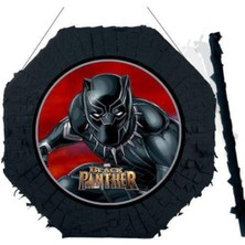 Parti Show Black Panther Pinyata 42 cm + Sopası