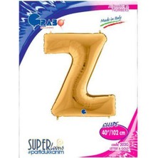 Parti Show Z - Harf Folyo Balon Gold (100 Cm)