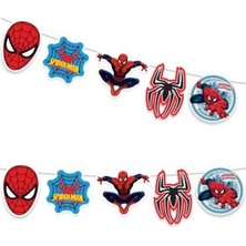 Parti Show Spiderman Dekoratif Banner 180X18 cm