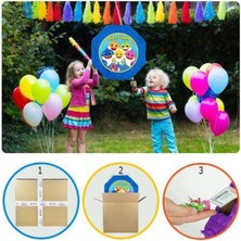 Parti Show Unicorn Rainbow Flama Bayrak Set (2,7 M.)