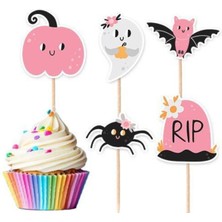 Parti Show Pembe Halloween Şekilli Kürdan 10 Adet