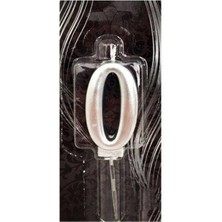 Parti Show 0 Rakam Mum Gümüş