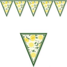 Parti Show Limon Temalı Flama Bayrak 2 Metre
