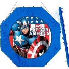 Parti Show Kaptan Amerika Pinyata 42 cm + Sopası