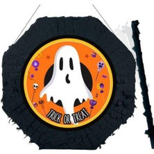 Parti Show Cadılar Bayramı Hayalet Pinyata 42 cm + Sopası