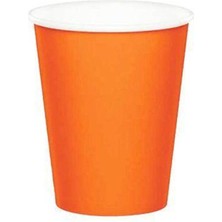 Parti Show Turuncu Karton Bardak (8 Adet)