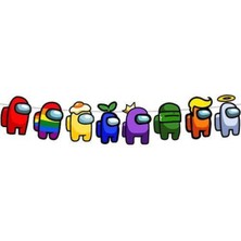 Parti Show Among Us Dekoratif Banner 160X17 cm