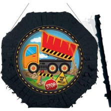 Parti Show Pinyata Iş Makineleri Pinyata 42 cm Sopası