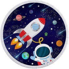 Parti Show Uzay Temalı Tabak 8 Adet