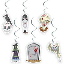 Parti Show Korkunç Halloween Asma Süs 6 Adet