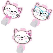 Parti Show Miss Cat Kedi Parti Düdüğü 6 Adet