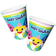 Parti Show Baby Shark Bardak (8 Adet)