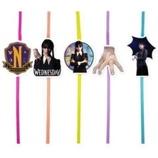 Parti Show Wednesday Addams Artistik Pipet (10 Adet)