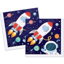 Parti Show Uzay Temalı Peçete 16 Adet