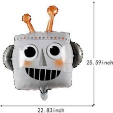 Parti Show Robot Folyo Balon 65*58 cm