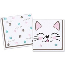 Parti Show Miss Cat Kedi Peçete 16 Adet