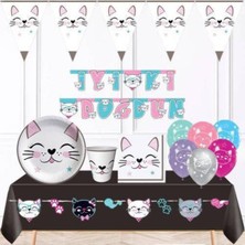 Parti Show Miss Cat 8 Kişilik Ekonomik Parti Seti