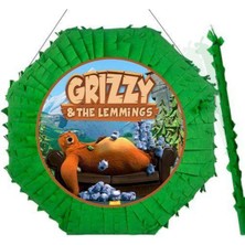 Parti Show Grizzy The Lemmings Pinyata 42 cm + Sopası