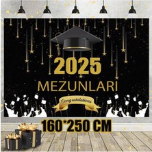 Parti Show Mezuniyet Arka Fon Afişi 160*250 cm