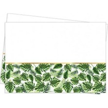 Parti Show Tropikal Yapraklar Masa Örtüsü (120X180 Cm)