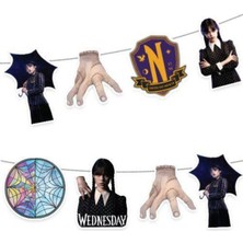 Parti Show Wednesday Addams Dekoratif Banner 150X18 cm