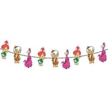 Parti Show Taş Devri Çakıltaş Bambam Dekoratif Banner 160X17 cm