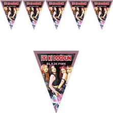 Parti Show Black Pink Flama Bayrak 2 Metre