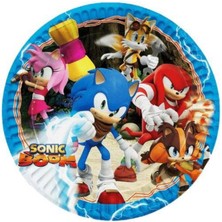 Parti Show Sonic Boom Tabak 8 Adet