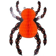 Parti Show Cadılar Bayramı Halloween Örümcek Petek Süs 25X35 cm
