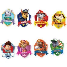 Parti Show Dekoratif Banner Paw Patrol 8figür 145X17CM