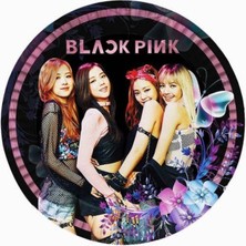 Parti Show Black Pink Tabak 8 Adet