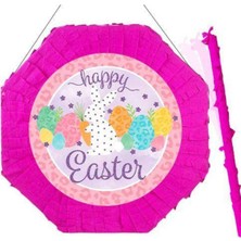 Parti Show Paskalya Bayramı Happy Easter Pinyata 42 cm + Sopası