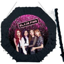 Parti Show Black Pink Pinyata 42 cm + Sopası